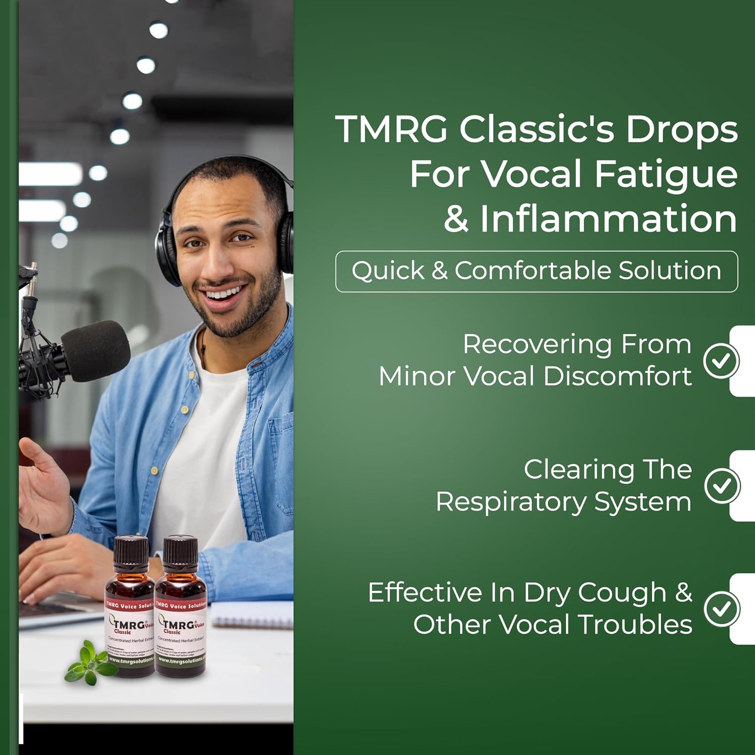 Classic Vocal Remedy Drops #1 - Natural Relief for Singers, Speakers, & Professionals | Fast Acting, Instant Clarity, & Tone Enhancement - Quick Fix for Vocal Fatigue, Tenderness, & Hoarseness