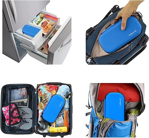 Miniatura 6 de YOUSHARES Estuche de viaje enfriador de insulina con 3 paquetes de hielo aprobados por la TSA para viajes, funda de viaje para diabéticos de