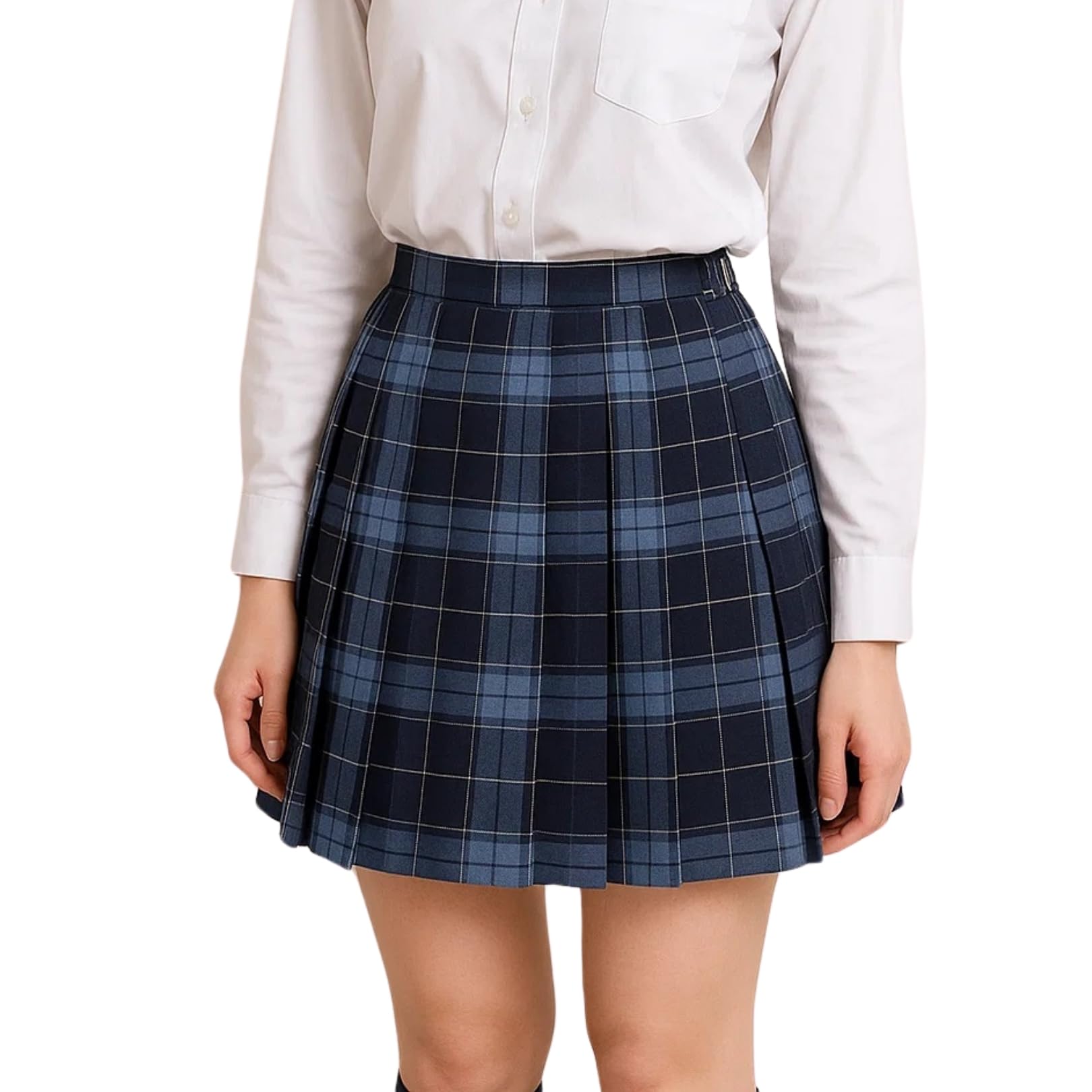 Amazon.co.jp: プリーツスカート チェック柄 ミニスカート 制服風