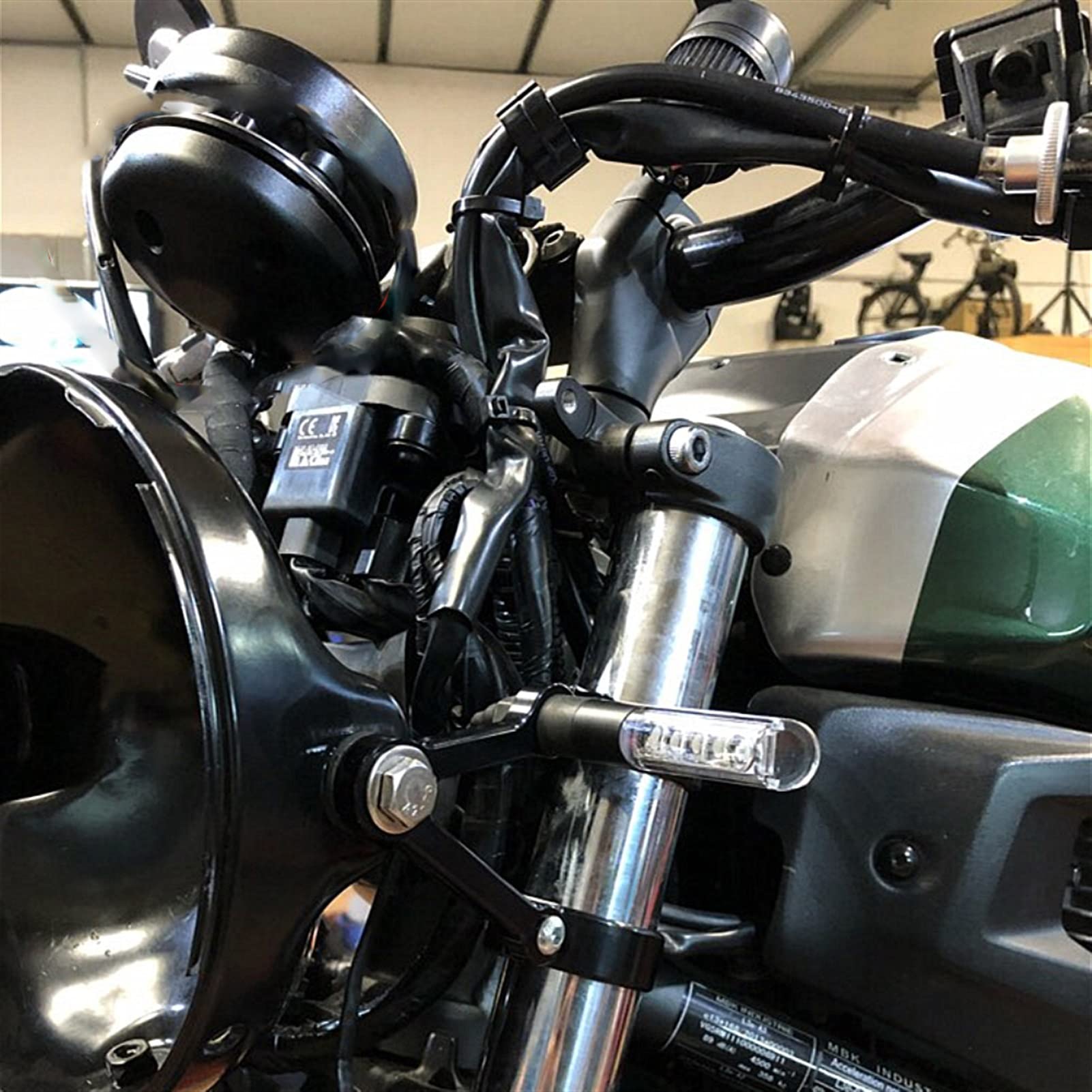 Für Yamaha XSR700 XSR900 XSR 700 Retro Motorrad Gauge Relocation Bracket Cover Aluminium Bottom Dekorative Cap Schmücken
