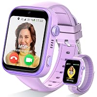SWGOTA Smartwatch Bambini, Orologio Intelligente 4G Telefono&GPS