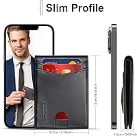 Vista 6 de Cartera para azulejos, Negro -, Bifold