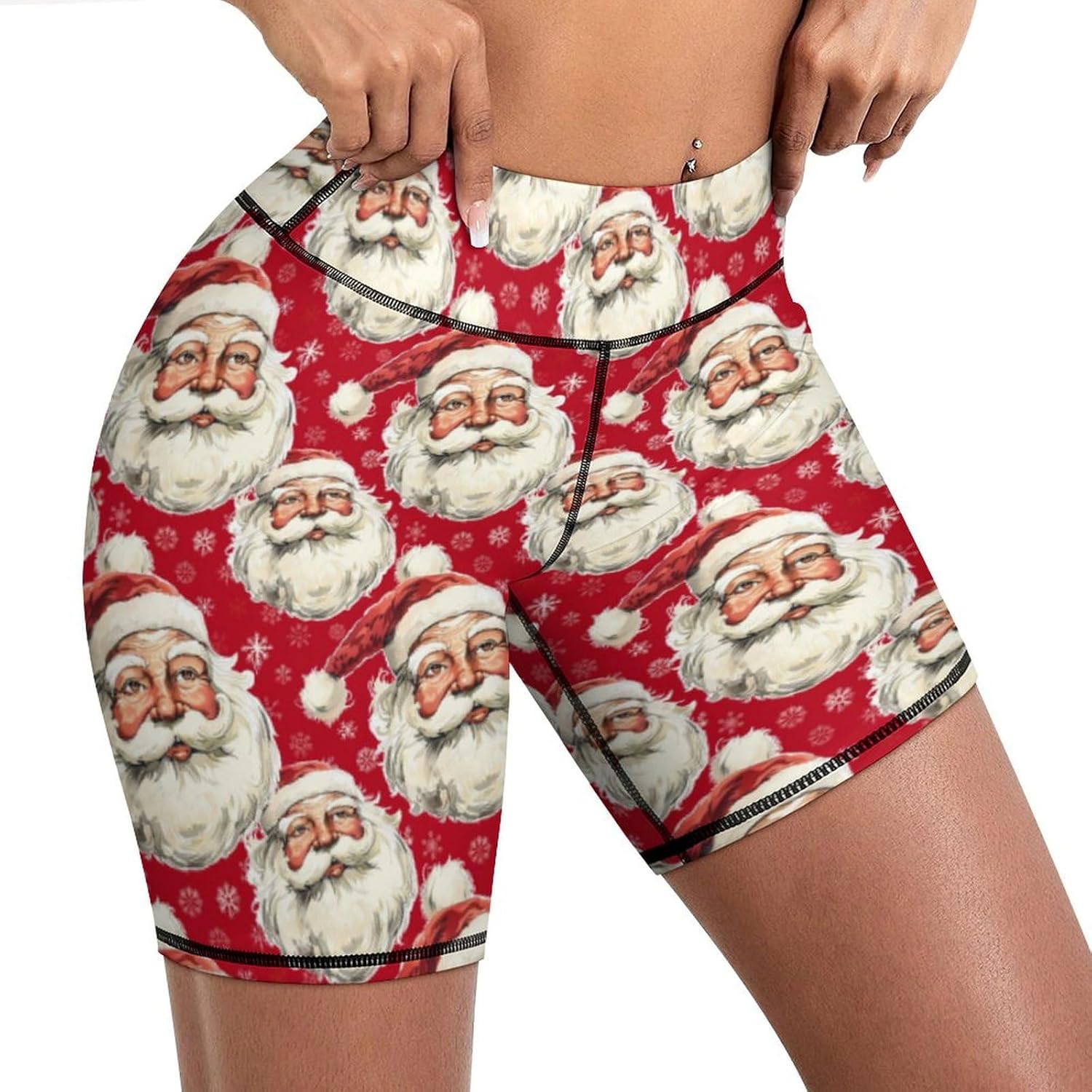 Women’s Biker Shorts High Waist Yoga Shorts for Athletic Workout Sports Running Volleyball Gym Size S-2XL