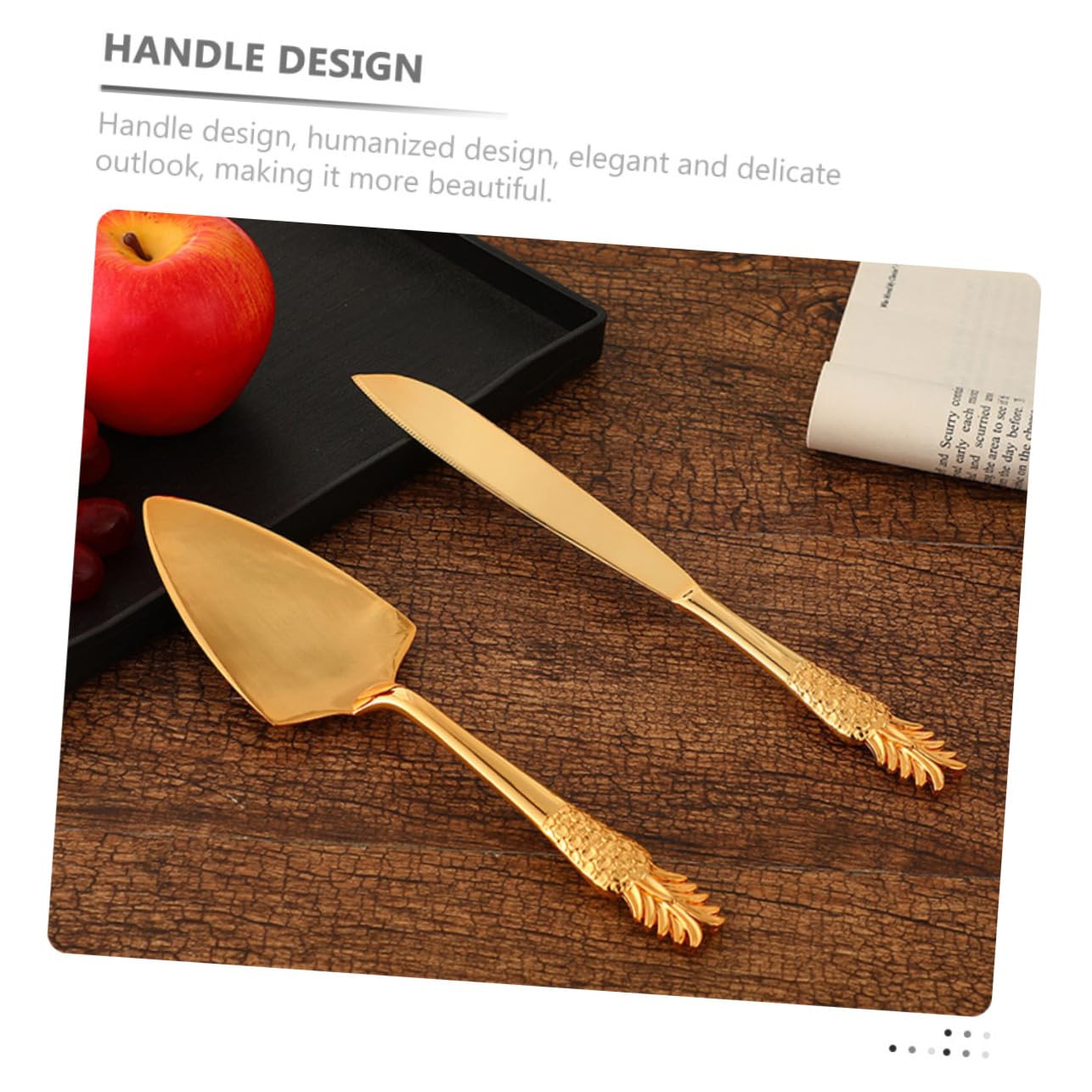TOPBATHY 1set Utensili Per Inossidabile Spatola Per Dessert Per Compleanni e Speciali Design e Facile Usare