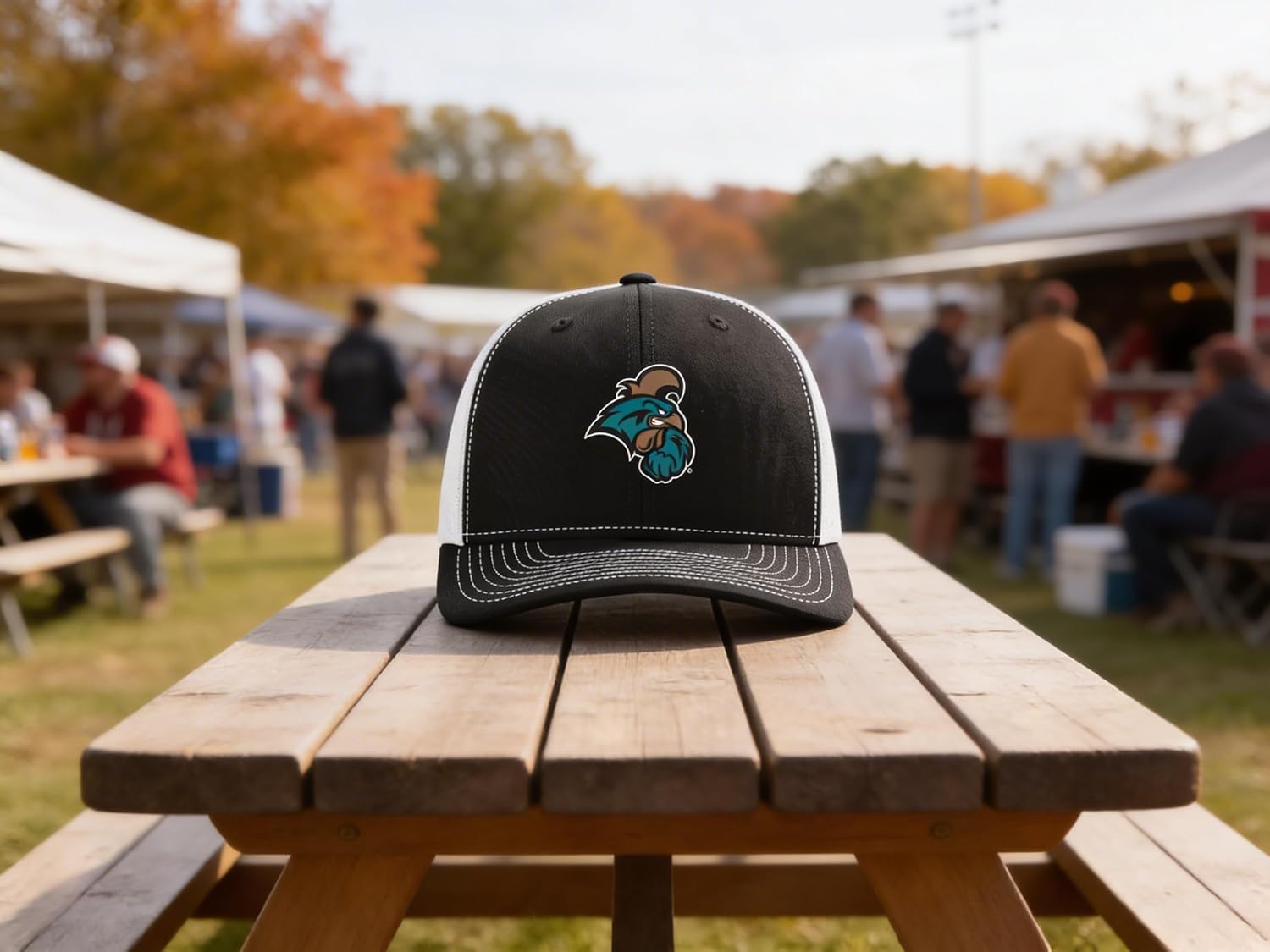 Sport Your Gear NCAA Officially Licensed Trucker Hat – “The Standard” Collection – Richardson Structured Mid Pro Snapback Cap
