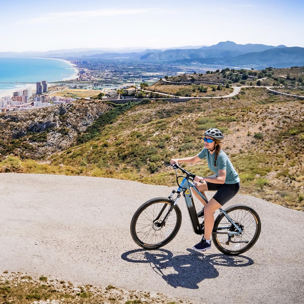 Cecotec Bicicleta Eléctrica de Montaña 29" Avanti. 120Km de Autonomía, Suspensión Delantera SR Suntour, Cambio Shimano Cues de 10 Velocidades y Doble Disco de Freno Hidráulico Tektro