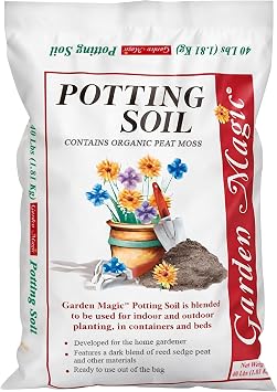 Michigan Peat Garden Magic General Purpose Potting Soil Mix, 40 lb