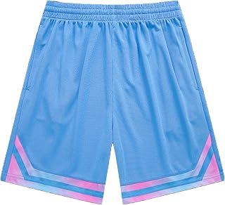 Jugaoge Mens Quick Dry Athletic Shorts with Pockets Mesh Running Gym Shorts Fitness Bodybuilding Activewear