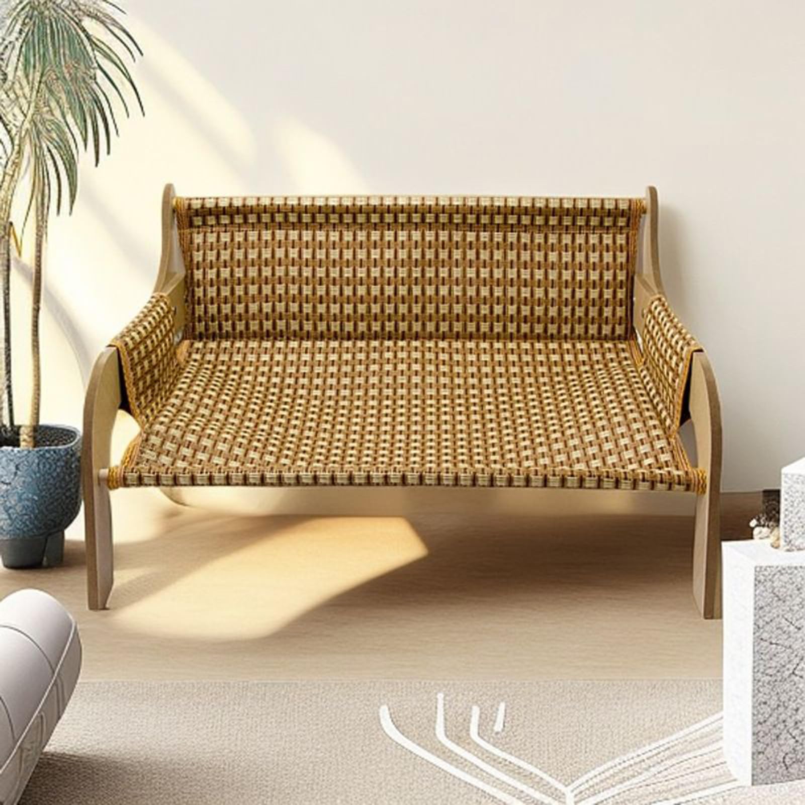 Hámaca para, Cama para Perros y Colchoneta Sofá, Transpirable con Efecto Enfriamiento, Sofá para Perros, para y Pequeños en Verano, Uso En