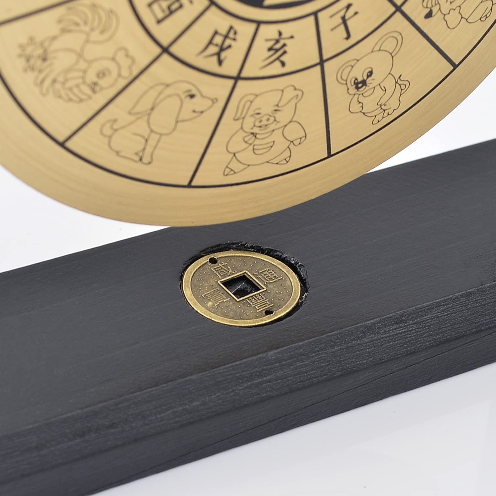 Gong con bacchetta piccolo vento Gong in ottone Desktop Gong Tam Gong (tipo 4)