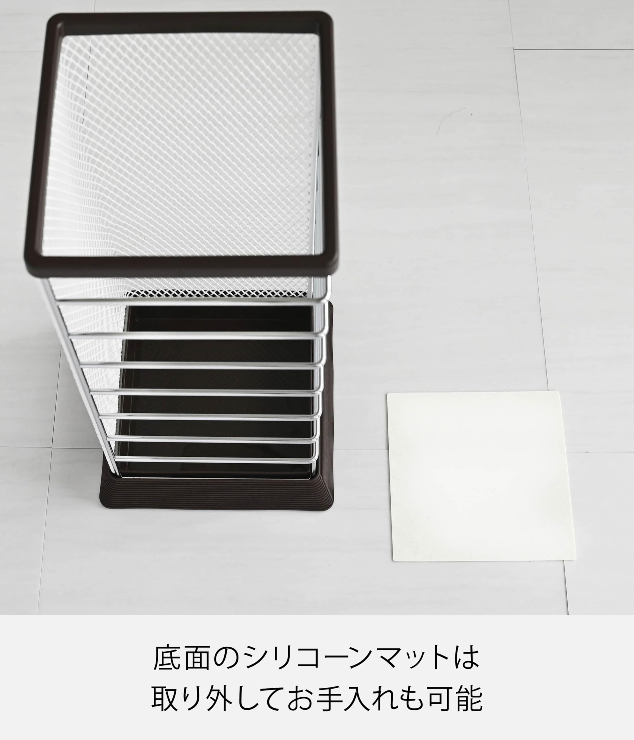 Amazon｜山崎実業 傘立てXチェンジ 角型MR-BR 6183 ブラウン 約W21.5