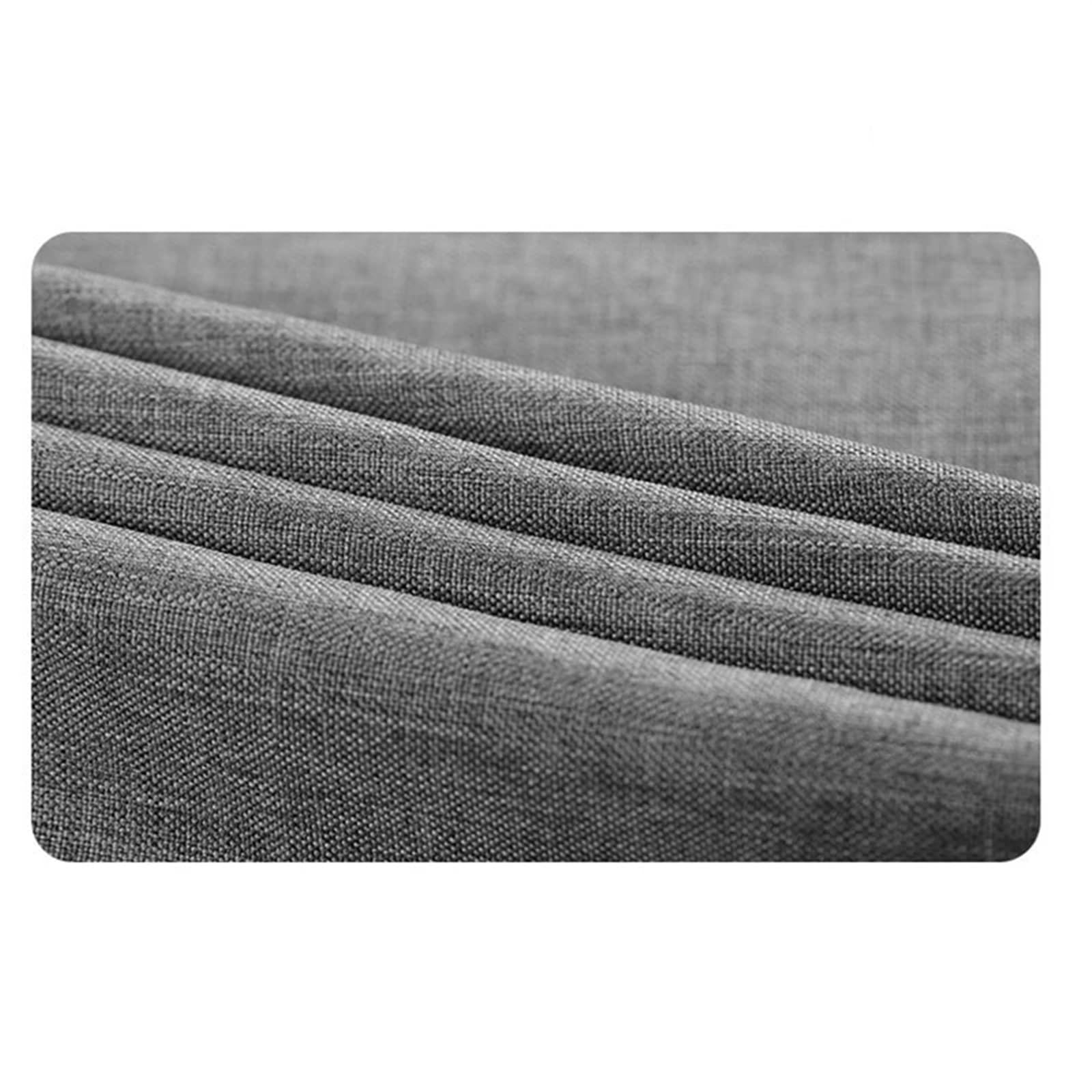 Tenda Vasca Da Bagno Tenda da doccia impermeabile in tessuto di lino finto, tende bagno, tinta unita, grande e ampia, con ganci(Dark khaki,180x200cm WxH)