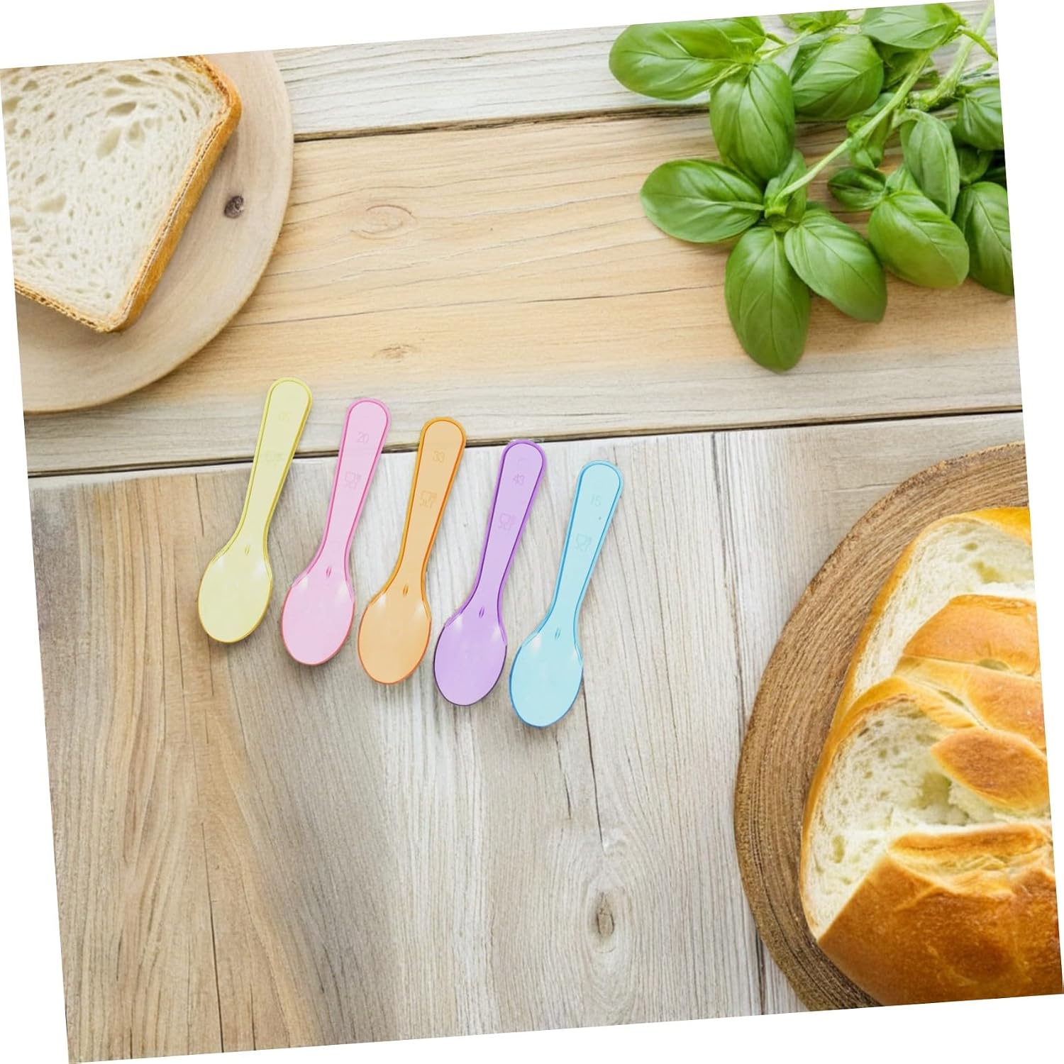 300pcs Mini Dessert Spoons Portable Ps Plastic Tiny Spoons for Ice Cream Yogurt Cake Sampling Compact Design for Parties and Easy Transport