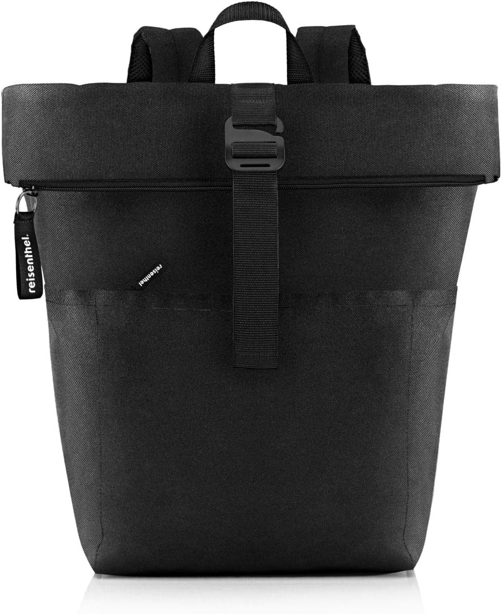 Reisenthel Unisex Rolltop Backpack Rolltop Twist, Black, One Size, Sport