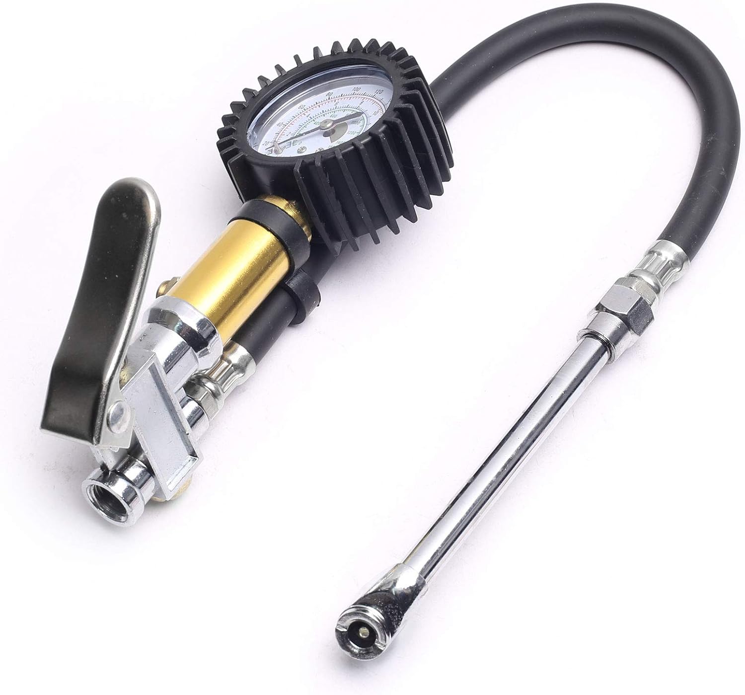 DEVMO PRO AIR TIRE INFLATOR with DIAL Gauge Dual Chuck