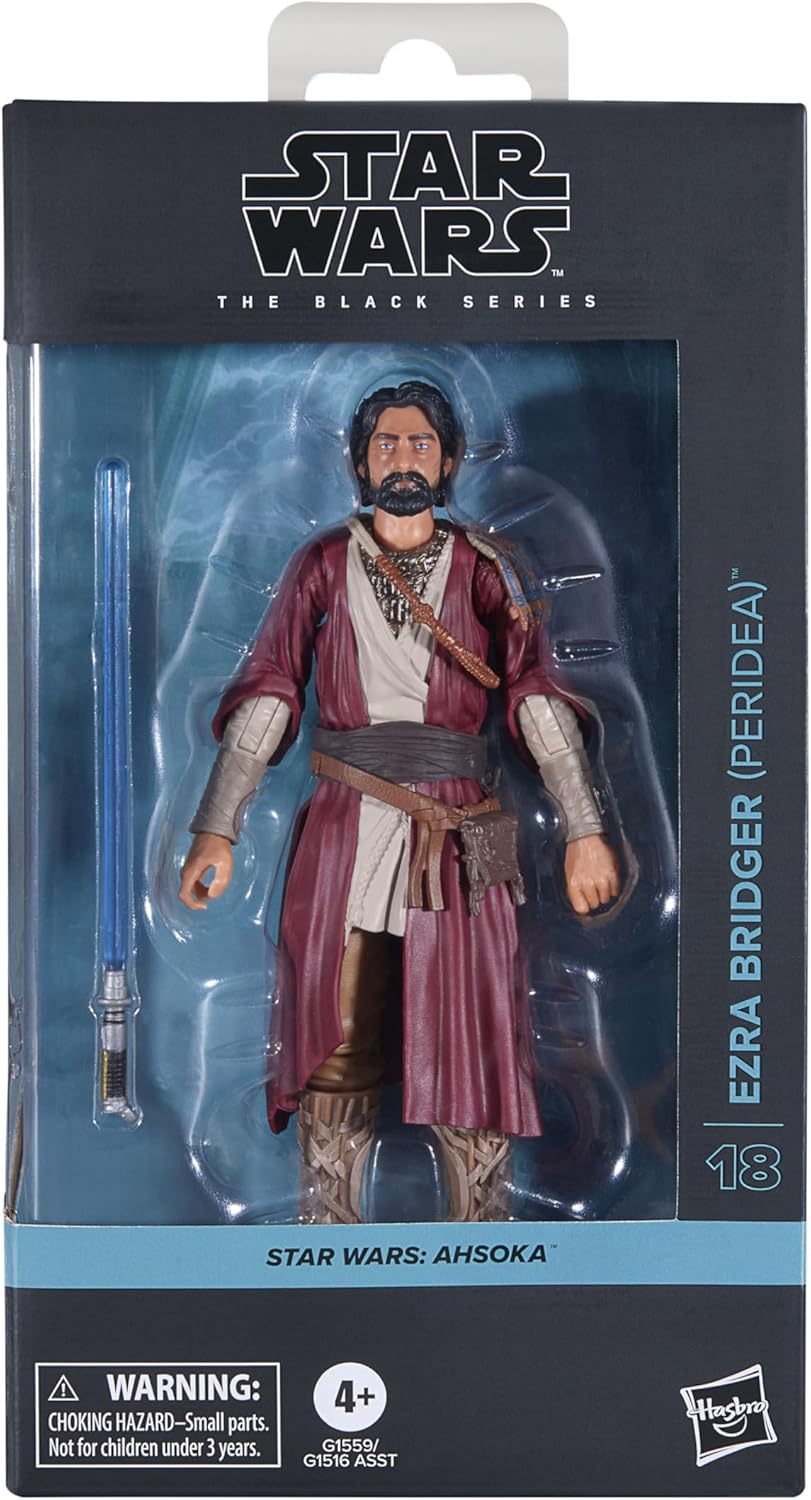 STAR WARS The Black Series Ezra Bridger (Peridea), Ahsoka Premium Collectible 6 Inch Action Figure - Image 3