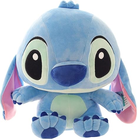 Amazon Co Jp リロ スティッチ ステッチ アンジー ぬいぐるみ人形 約 3サイズ ぬいぐるみ 特大 可愛い美しい おもちゃ Pp綿製 抱き枕 ぬいぐるみ クリスタルスーパーソフト 人形 子供へのギフト ブルー 35cm おもちゃ