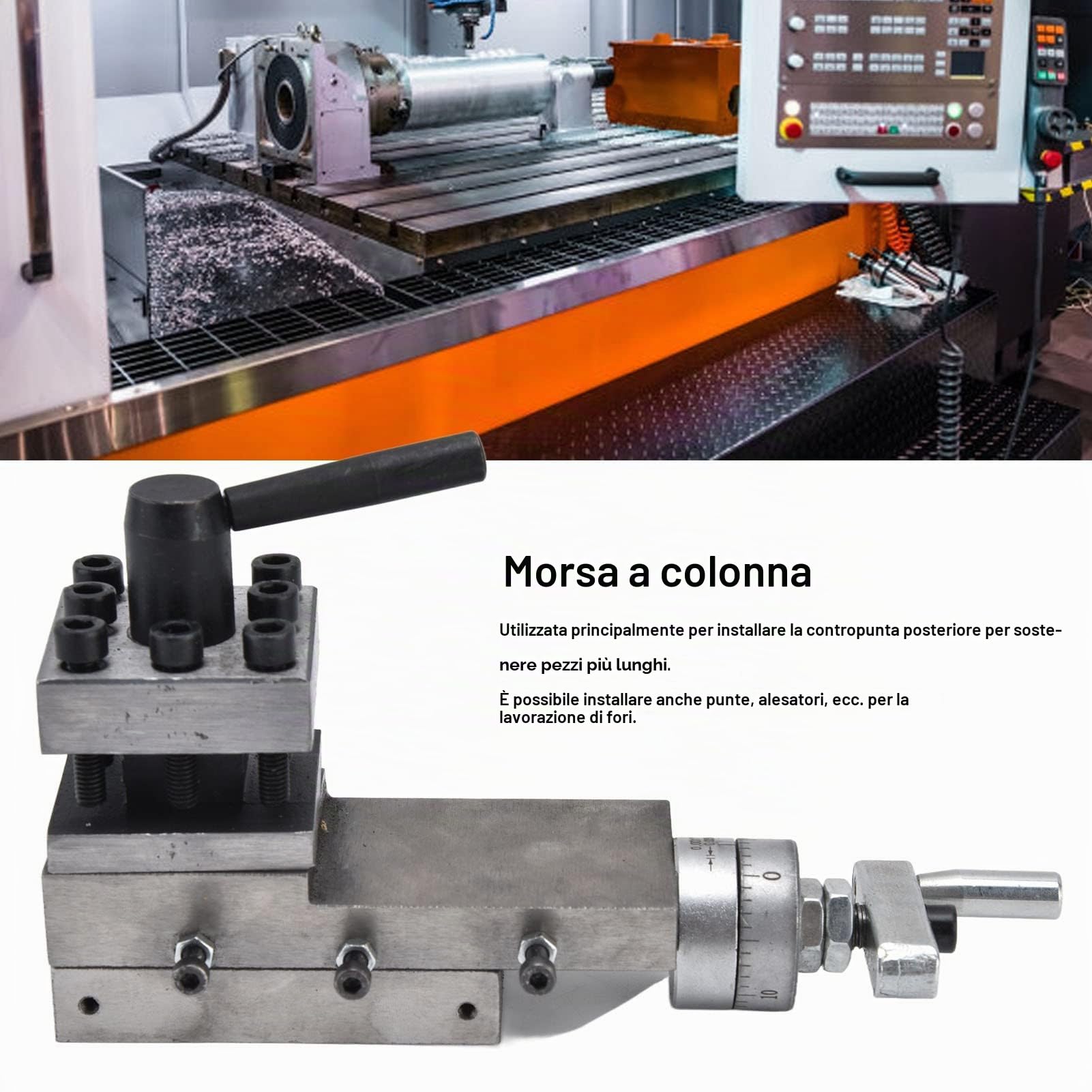 Post Vice Morsetto Heavy-Duty Morsa da Banco Strumento Per Tornio Cambio Rapido 2 Vie Mini 50x50mm Per La Lavorazione del Legno Lavorazione dei Metalli 0618 7inx10in 12in 14in