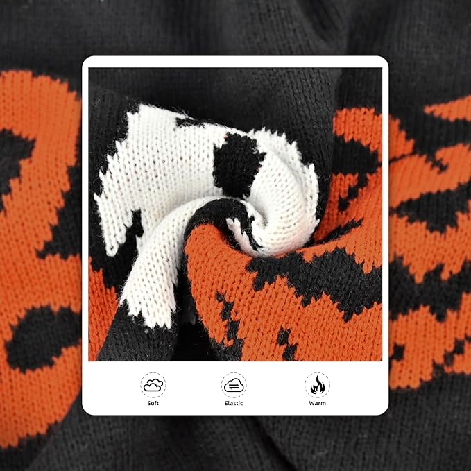 Suéter para Perro Halloween con Patrón de Calabaza y Fantasma miniatura 5