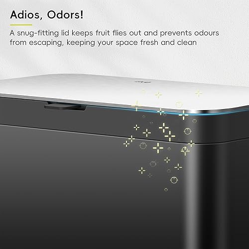 Miniatura 5 de EKO Contenedor de Compost de Cocina, 7L / 1.85 Gal de Acero Inoxidable con Cubo Interior Extraíble y Compartimento Desodorizante, Contenedor