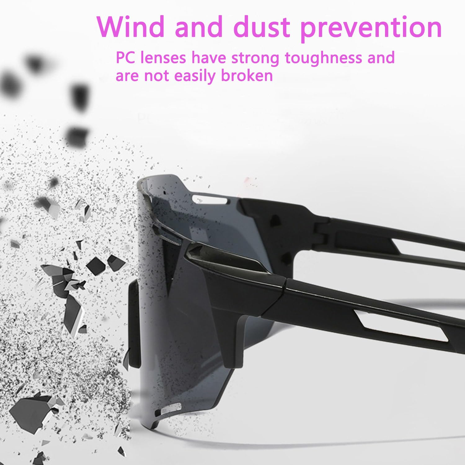 Gafas de ciclismo para hombre y mujer,Gafas de bicicleta resistentes al viento UV 400 para Actividades al aire libre como ciclismo escalada conducción pesca