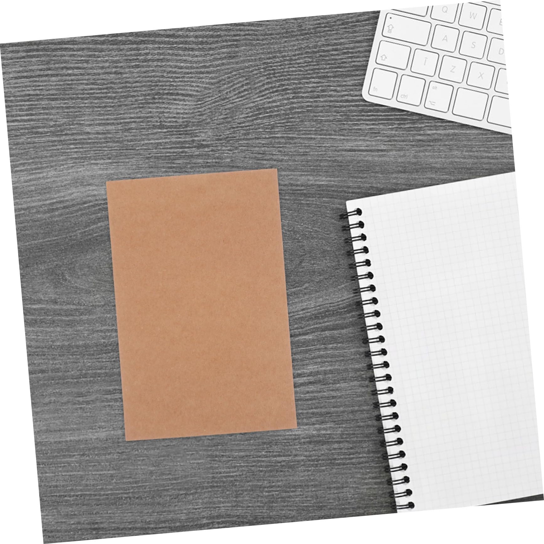 100 Stück DIY Kraftpapier Postkarten Beidseitig Blanko Handgeschriebene Grußkarten und Memo Karten Vintage Stil Vielseitig für Botschaften Zeichnungen und Bastelprojekte Geeignet