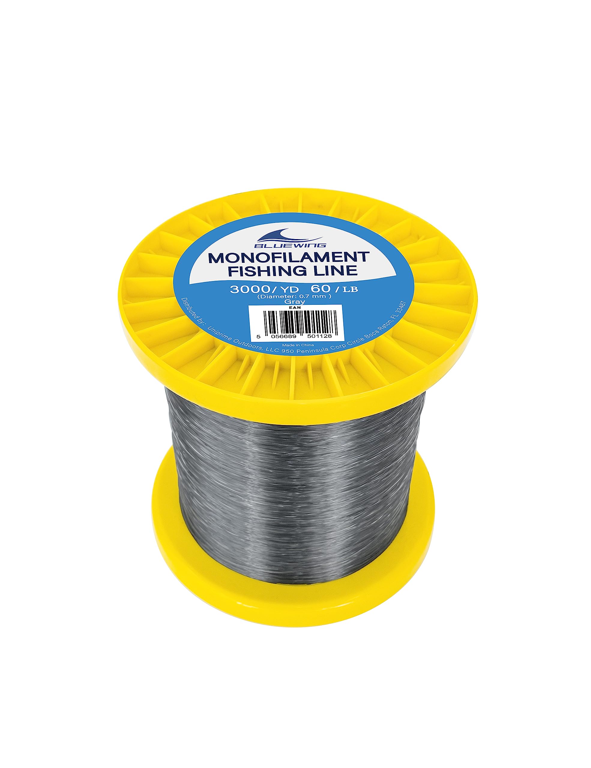 BLUEWING Monofilament Fishing Line Clear Mono Fish Wire Thin Diameter String 6-400 lbs, 50-3000 Yards