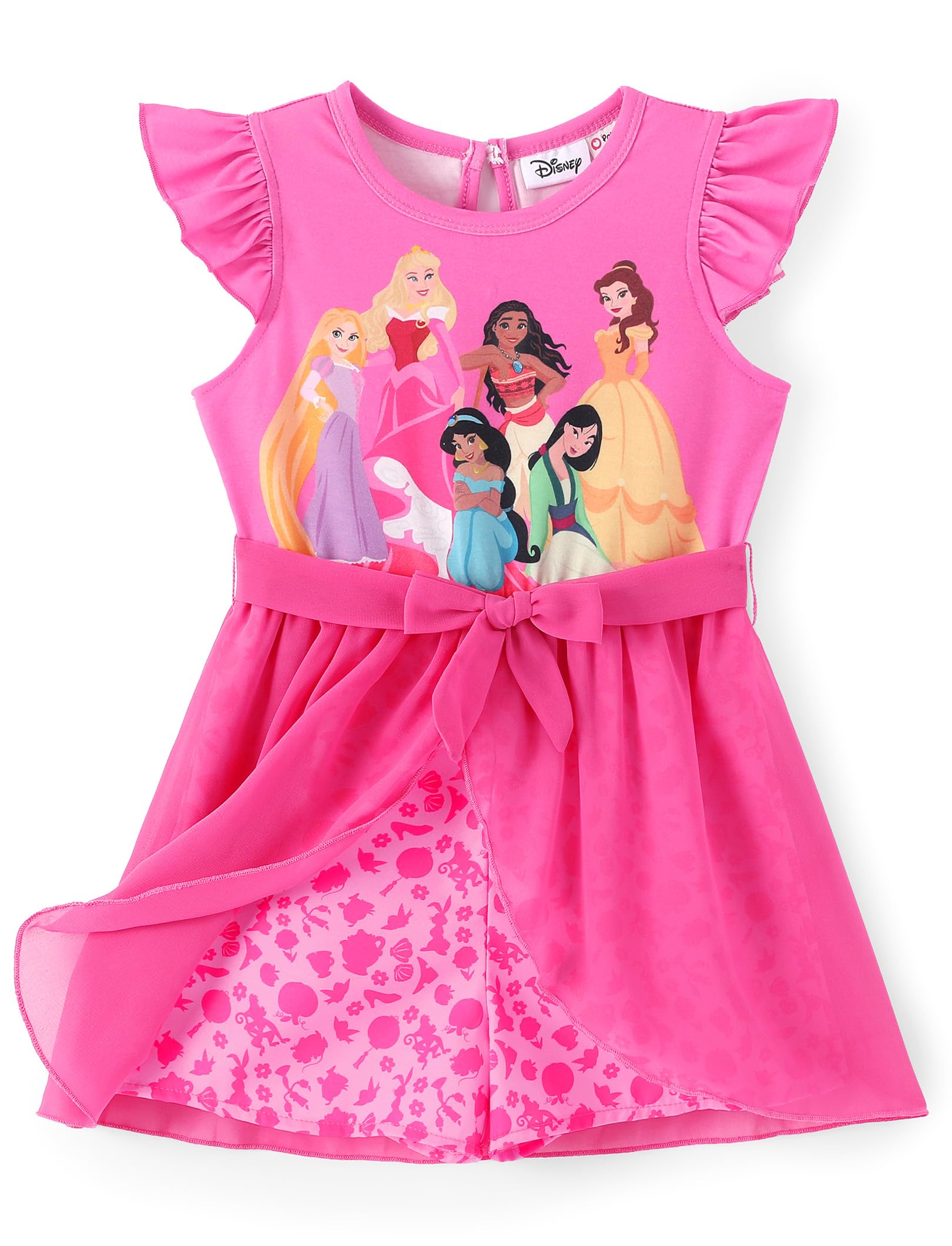 Disney Frozen - Tutina da bambina con gonna in tulle e gonna in tulle, per compleanno, estate, 2-8 anni