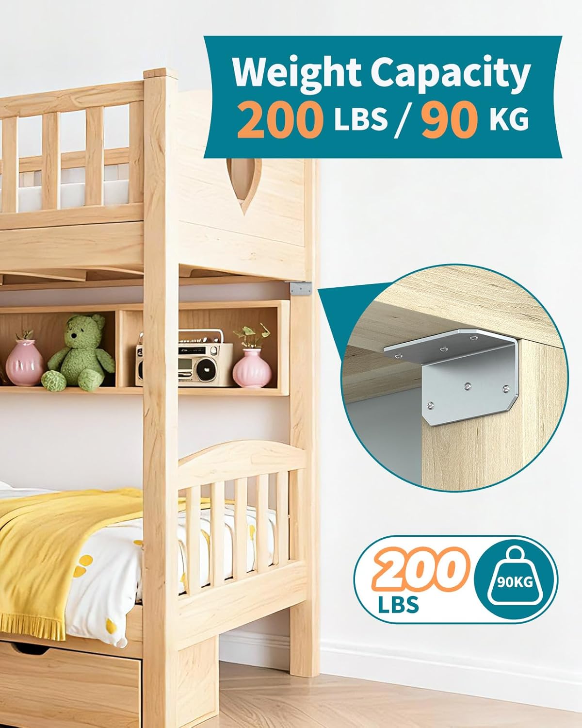 4 Inch Galvanized L Bracket Corner Brace, 90 Degree Angle Iron Support Brackets, 4" x 2" x 2" Heavy Duty Metal Joint Bracket for Wood, Shelf, Furniture, Raised Garden Bed (Galvanized-16PCS)