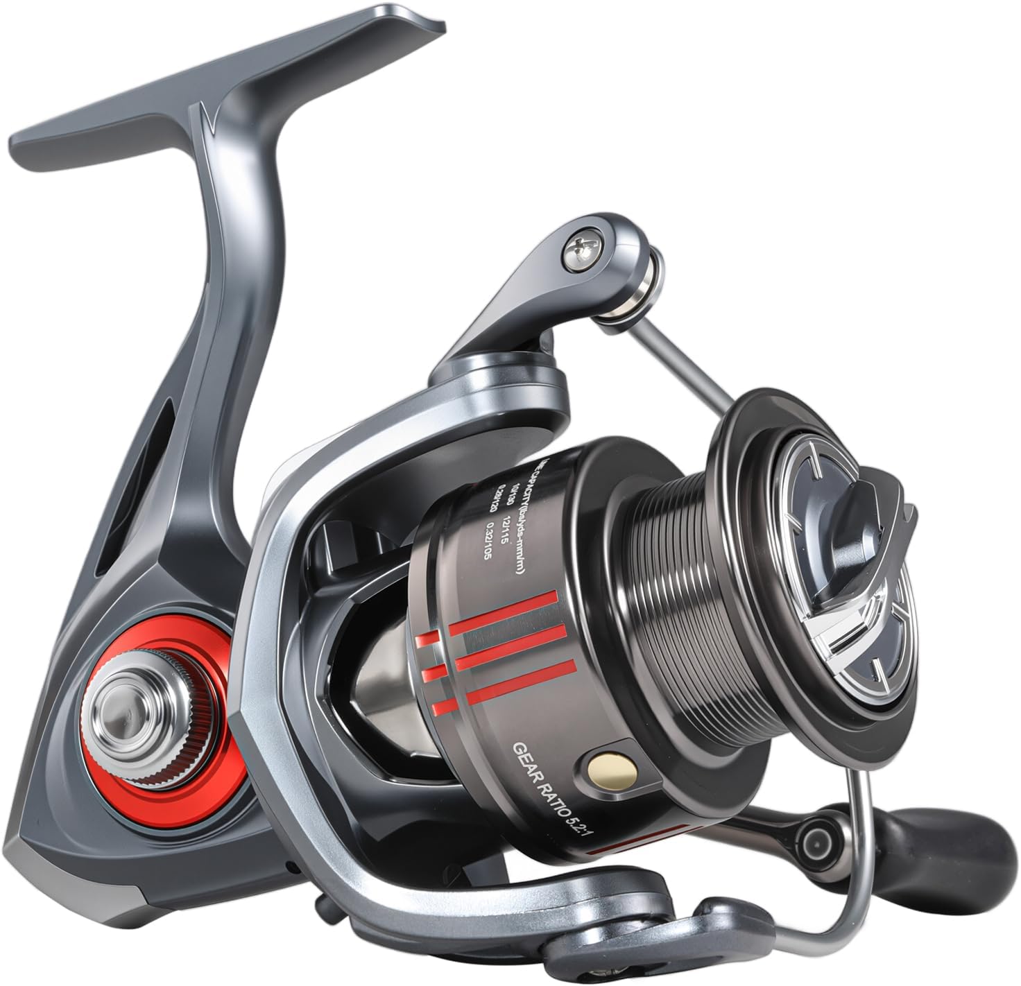 Sougayilang Spinning Fishing Reel 1000/2000/3000/4000 Series Strong Metal Body with Interchangeable Left/Right Handle Freshwater Fishing Gear for Trout Bass Walleye