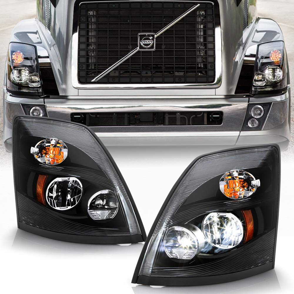 Buy ACANII For 20042017 Volvo VNL Truck Black Housing Performance LED Headlights Headlamps