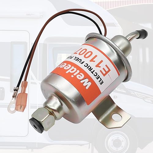 Miniatura 2 de weideer E11007 Bomba de combustible eléctrica de repuesto para Onan Cummins A029F889 149-2311 149-2311-02 149-2311-01 Se adapta a Onan Cummins