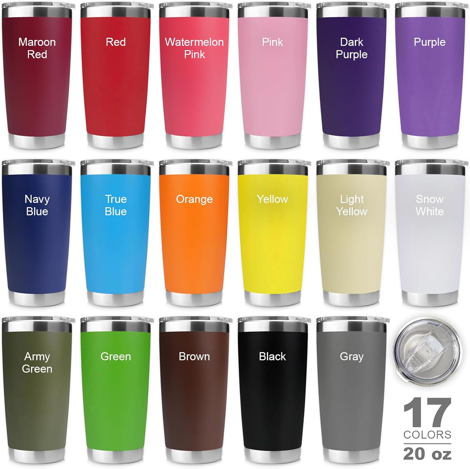 Personalized 20 oz Engraved Tumbler – Custom Name Stainless Steel Insulated Travel Cup, Double-Wall, Keeps Drinks Hot & Cold, Durable Powder-Coated Coffee Mug – Gift for Him, Her. (Purple) - Image 7