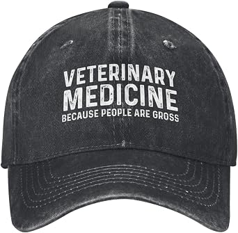 Veterinary Medicine Because People are Gross Hat for Women Funny Baseball Cap Funny Birthday Gifts for Women