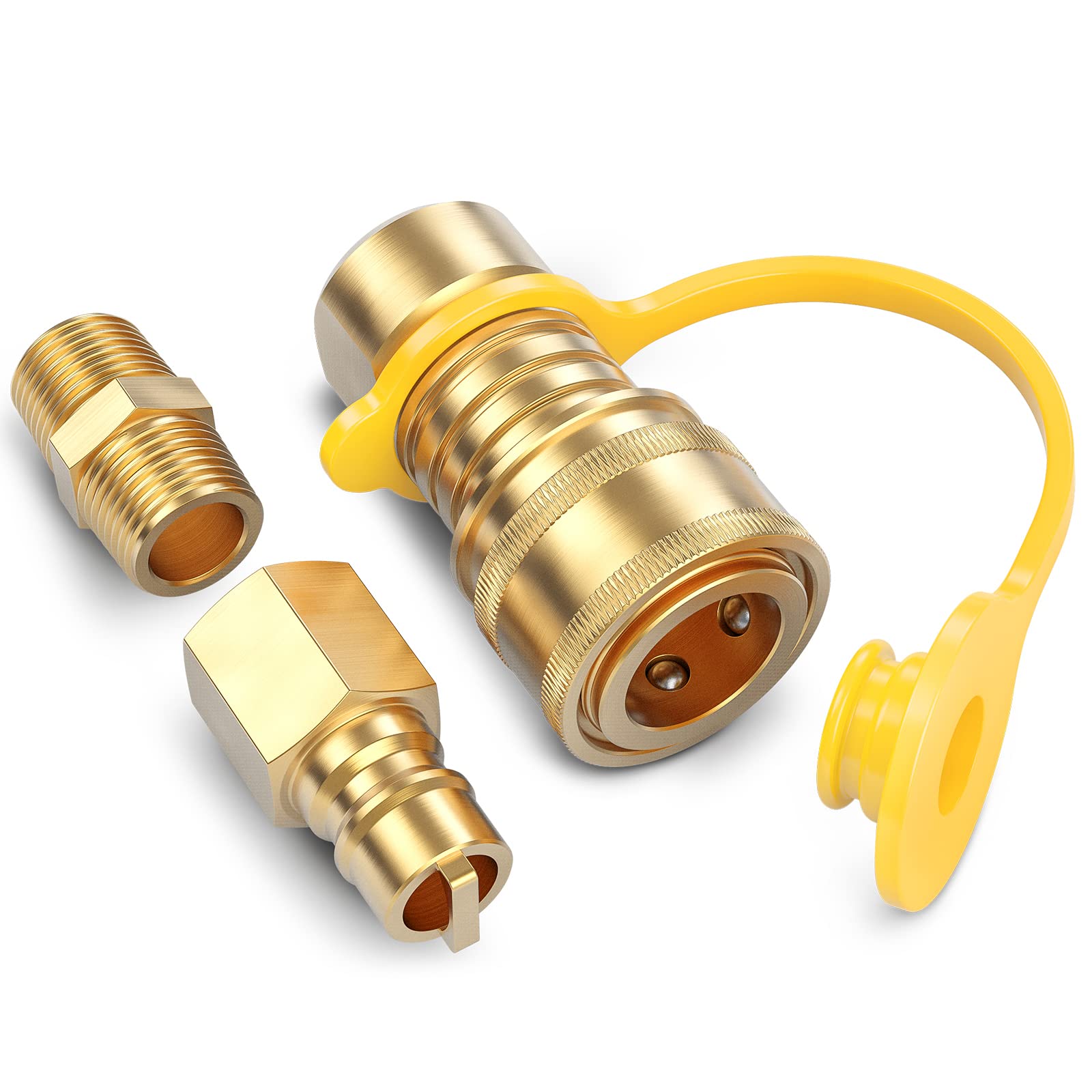 Buy PatioGem Propane Quick Connect Fittings, 3/8” Natural , LP , Quick