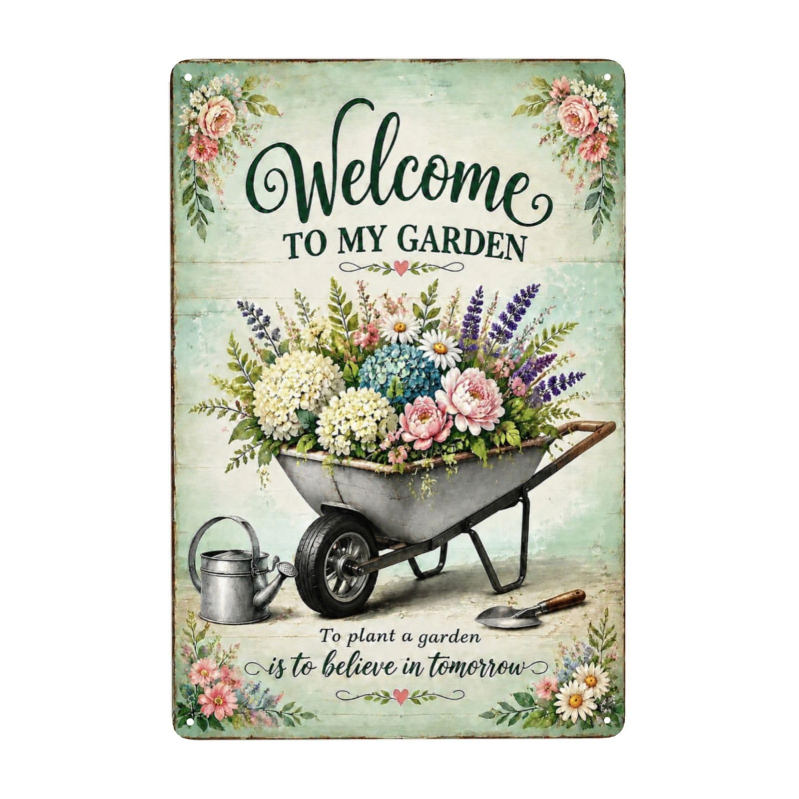 Garden Decor For Outside Vintage Gardening Signs For Greenhouse