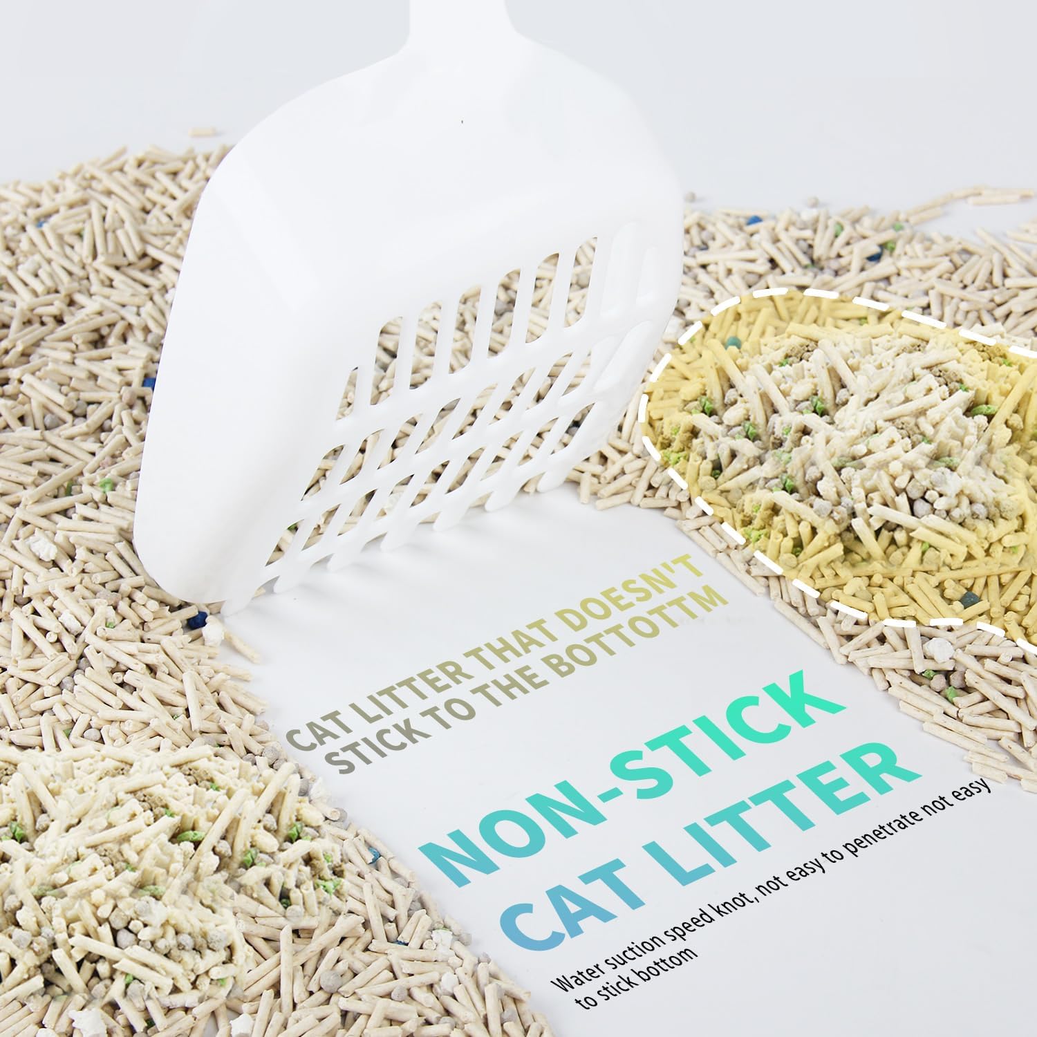 Arena de alta calidad 5 en 1 para gatos mixta de tofu, 12 L (paquete de 2) desechable, rápida absorción, bajo polvo, fácil recogida, control de olores 7/24, arena para gatitos, sin perfume