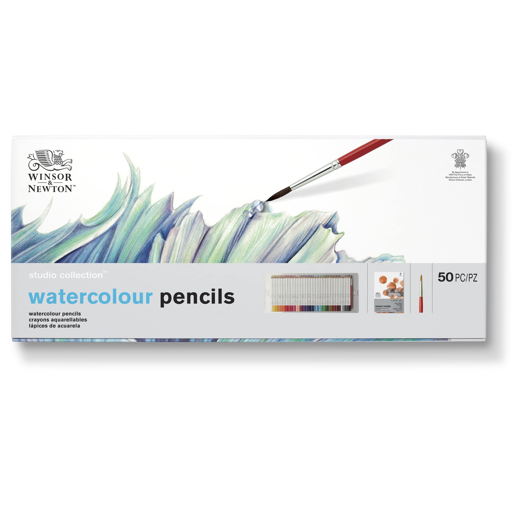 Winsor & Newton Studio Collection Boite Assortiment de Crayons Aquarelle