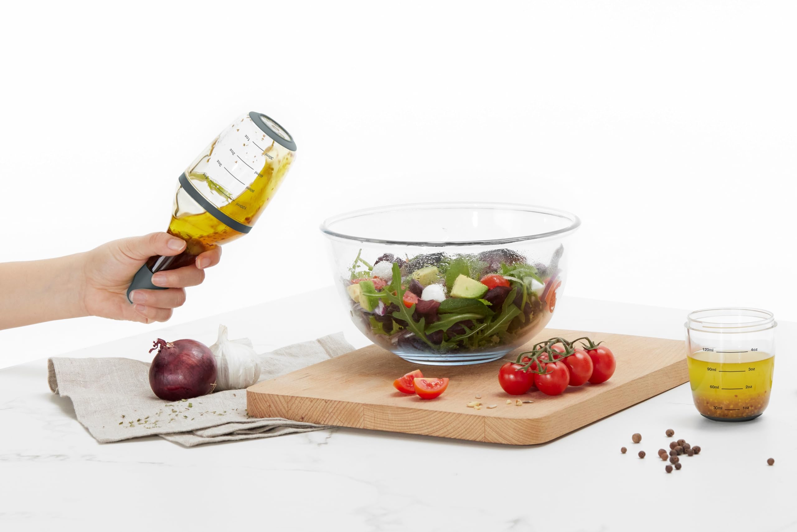 Lékué Dressing Shaker - Emulsionador vinagretas y salsas para ensaladas