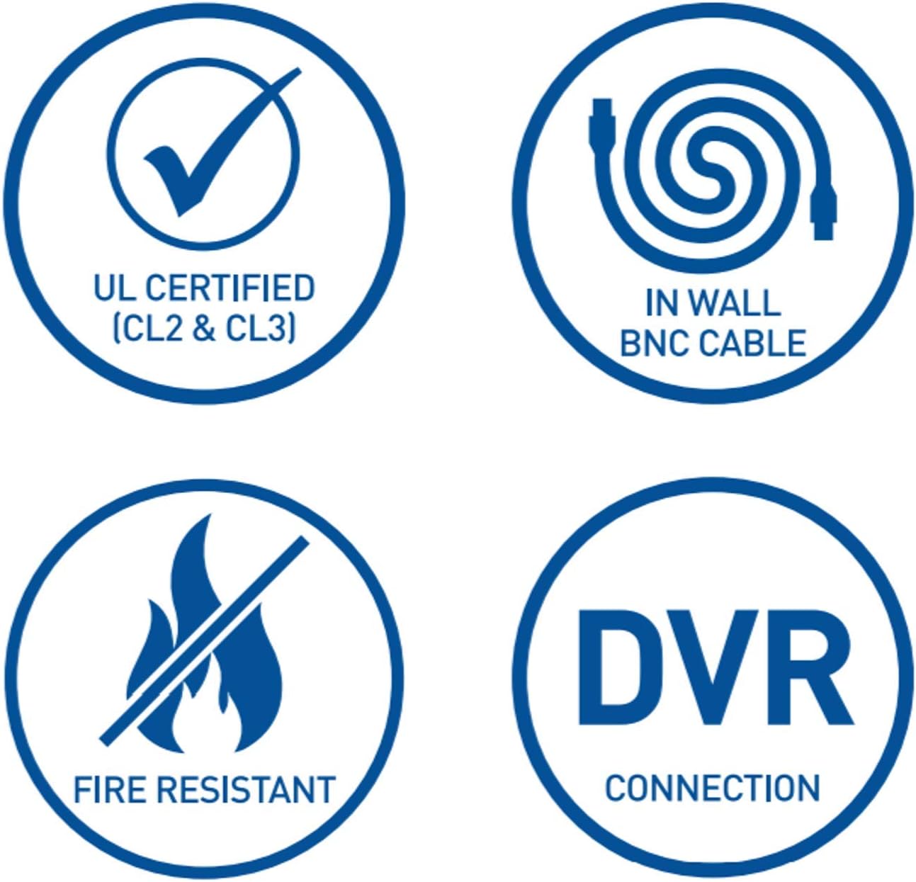 Black Friday 🔥 Swann BNC Coaxial Cable for Security Camera CCTV System, Audio Video Extension Power Cables, UL Certified and Fire Resistant, 200ft (200 Ft / 60 M), 200 ft BNC Cable (SWPRO-60ULCBL) Buy 2 get 3 Swann BNC Coaxial Cable for Security Camera CCTV System, Audio Video Extension Power Cables, UL Certified and Fire Resistant, 200ft (200 Ft / 60 M), 200 ft BNC Cable (SWPRO-60ULCBL)