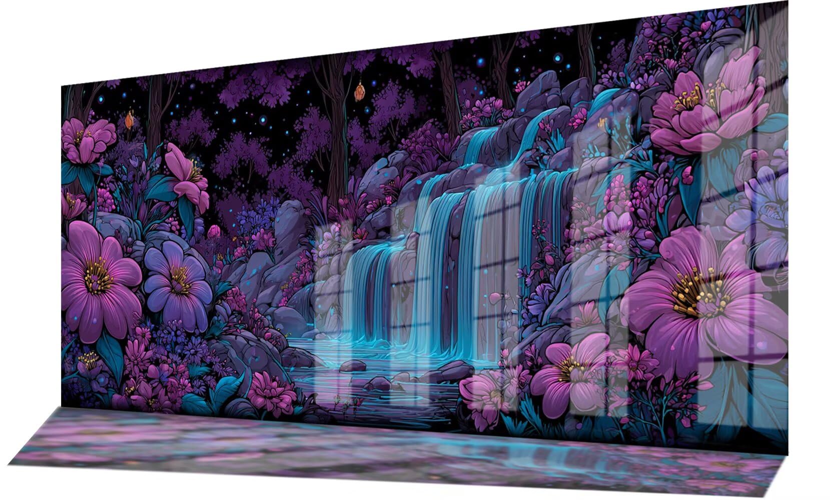 Malarstwo diamentowe wodospad malarstwo diamentowe duży rozmiar 180 x 90 cm, 5D diamentowe malowanie pełny zestaw do samodzielnego wykonania puzzle diamentowe diamentowe malowanie diamentowe do domu
