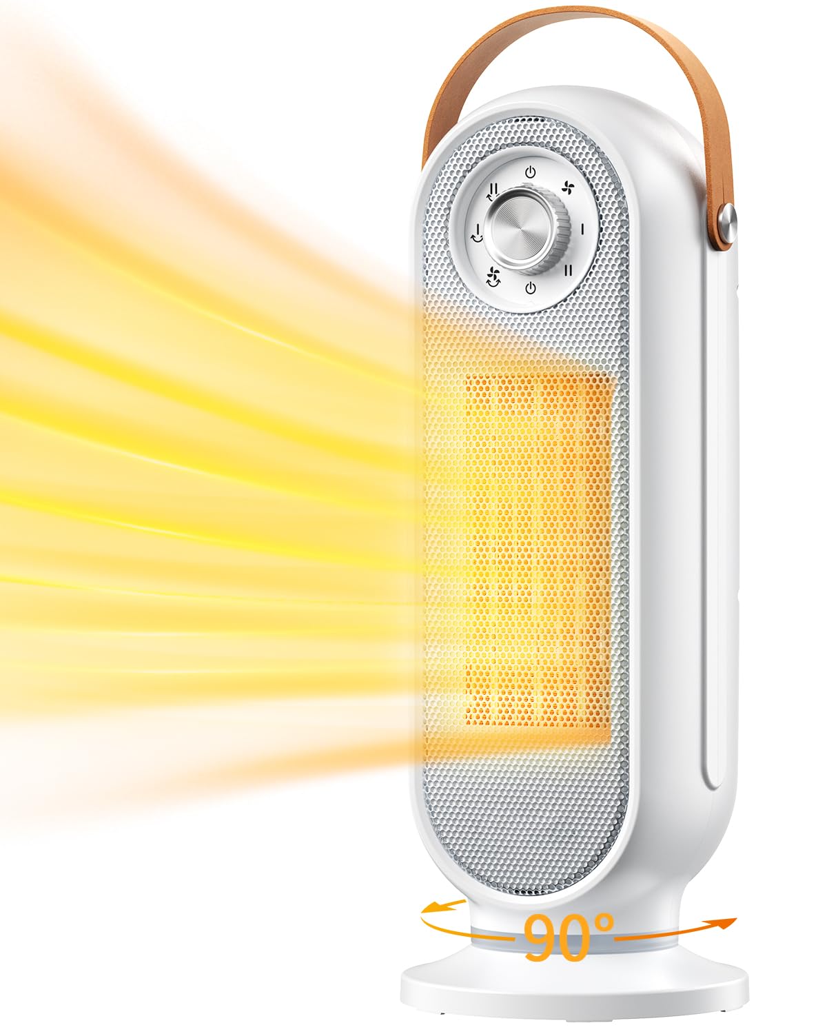Chauffage d'appoint coldSky 9001 radiateur électrique portable intérieur Blanc Regular