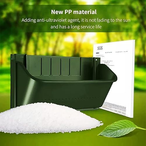 Miniatura 5 de Cama de jardín elevada vertical contenedor de 18 macetas con agujeros de drenaje cama elevada independiente interior y exterior perfecta para