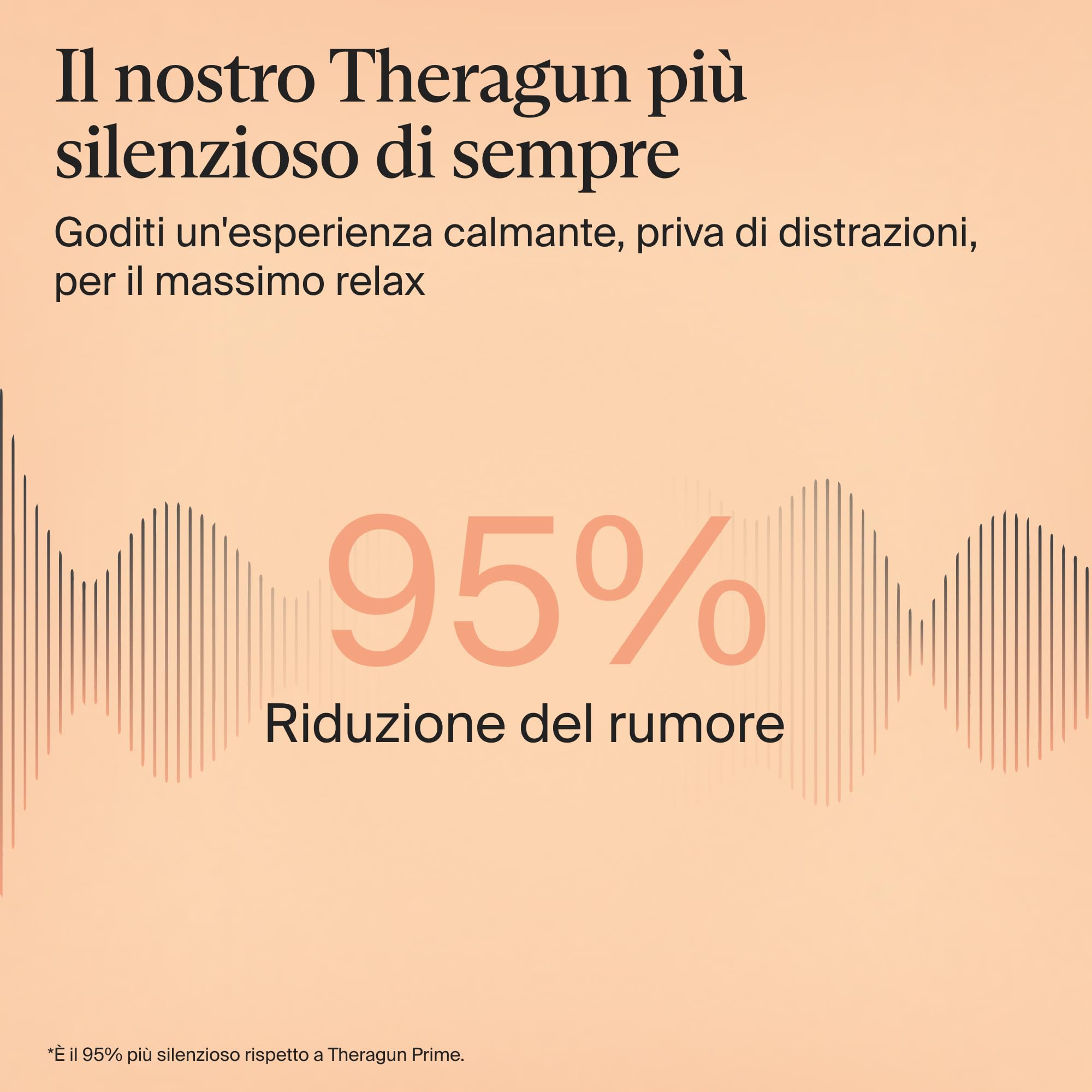 Theragun Sense Percussion - Pistola massaggiante personale per tessuti profondi, con routine di respirazione precaricata, per alleviare lo stress