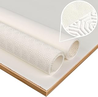 ANRO Tischschoner Tischpolster Tischschutz Unterlage Tischpolster pflegeleicht wasserabweisend abwaschbar Rund 140cm