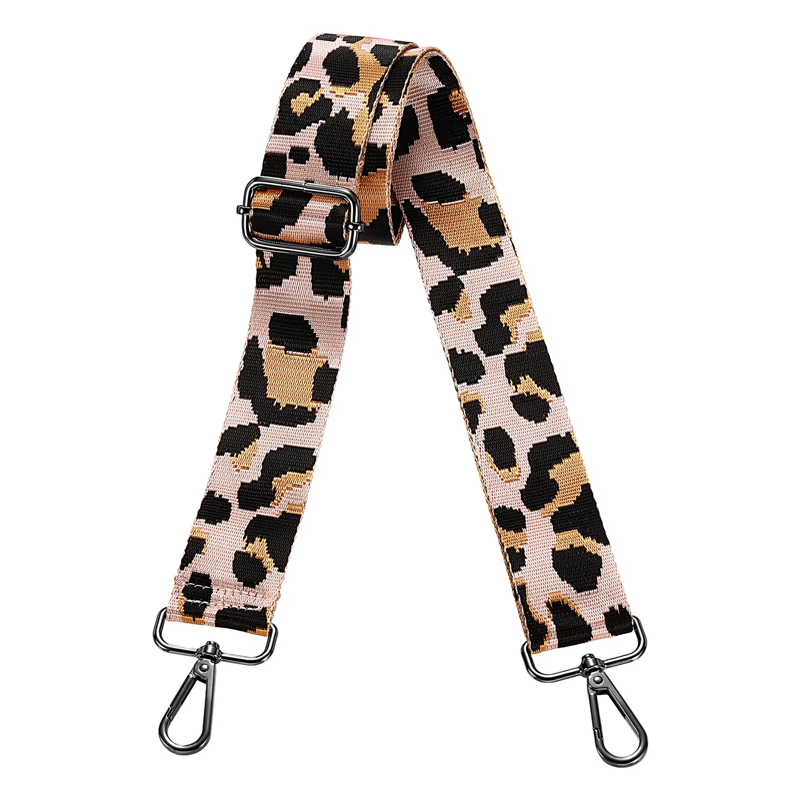 Sangles de rechange léopard nude de 3.8 cm pour sac au quotidien