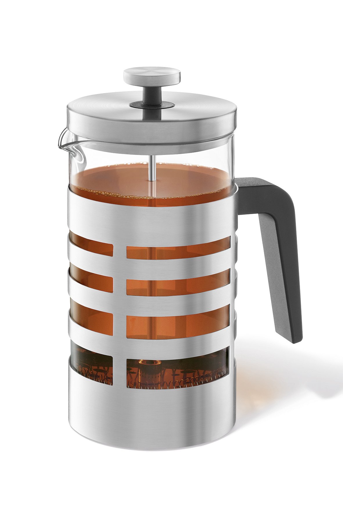 ZACK 20209 "SEGOS" Kaffee-/ Teebereiter, Edelstahl matt, Silber