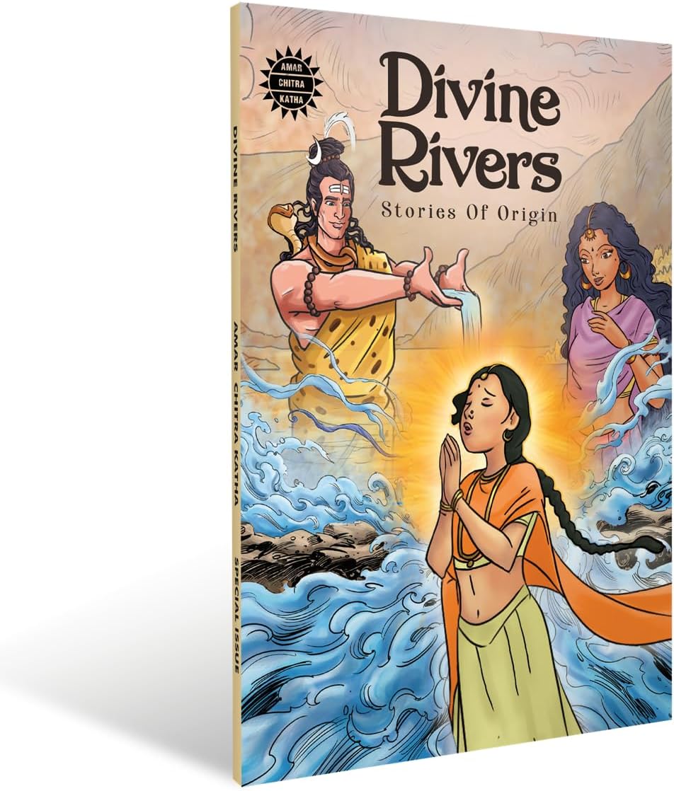 Divine Rivers: Origins | Indian Mythology, History & Folktales | Cultural Stories for Kids & Adults | Illustrated Comic Books | Gods & Goddesses | Amar Chitra Katha