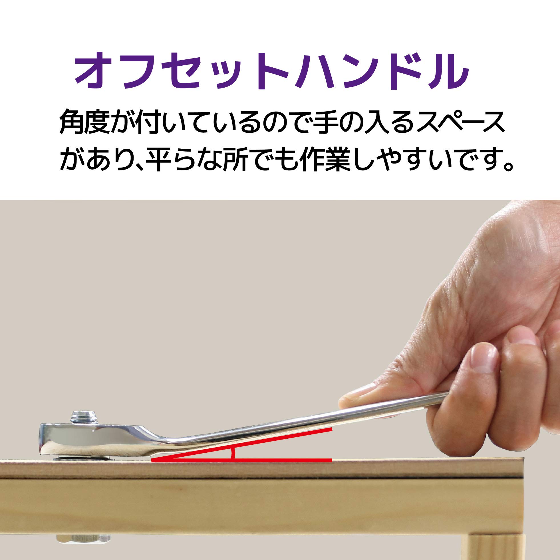 Amazon | サンドリー(SUNDRY) クイックリバースレンチ 8mm ボルトに