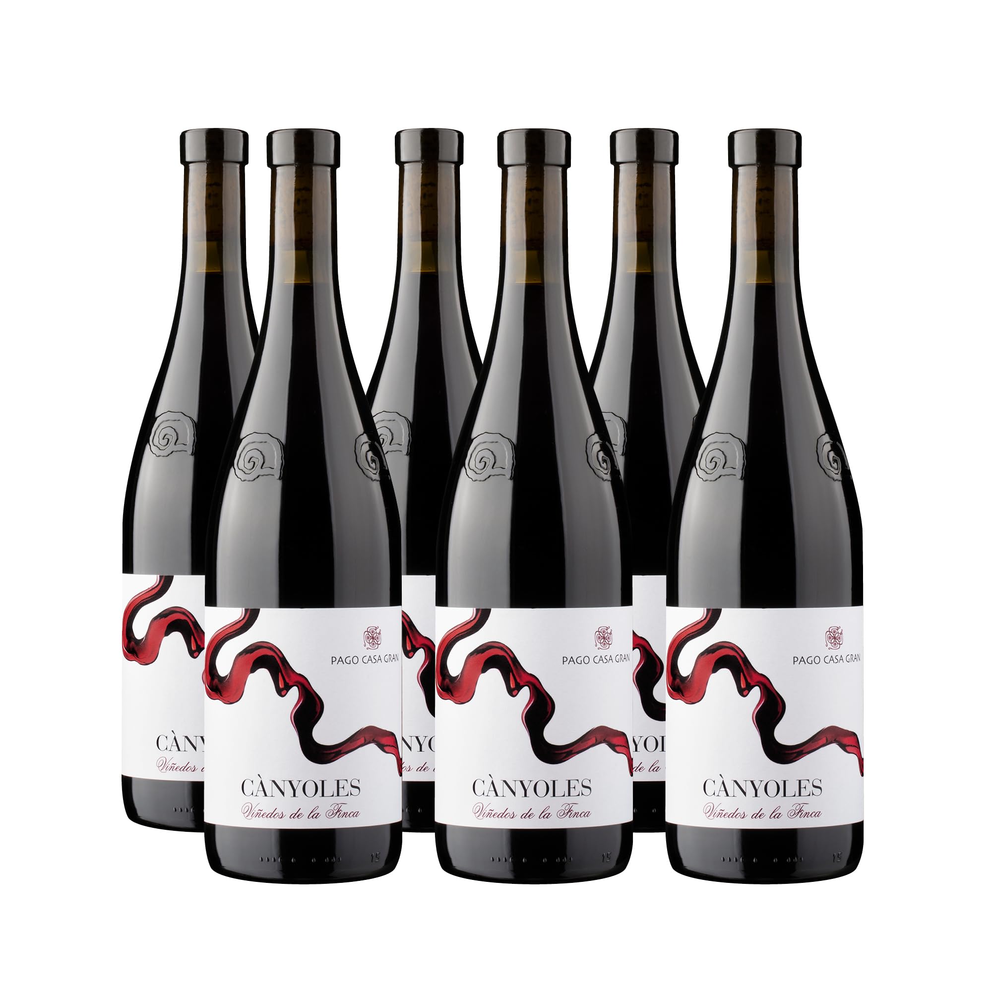 DELINAT Cànyoles 2024 – Spanischer Bio-Rotwein lieblich aus Valencia | Vegane Cuvée aus Merlot, Petit Verdot und Garnacha Tintorera, fruchtig, säurearm und Vegan 6 x 0,75l